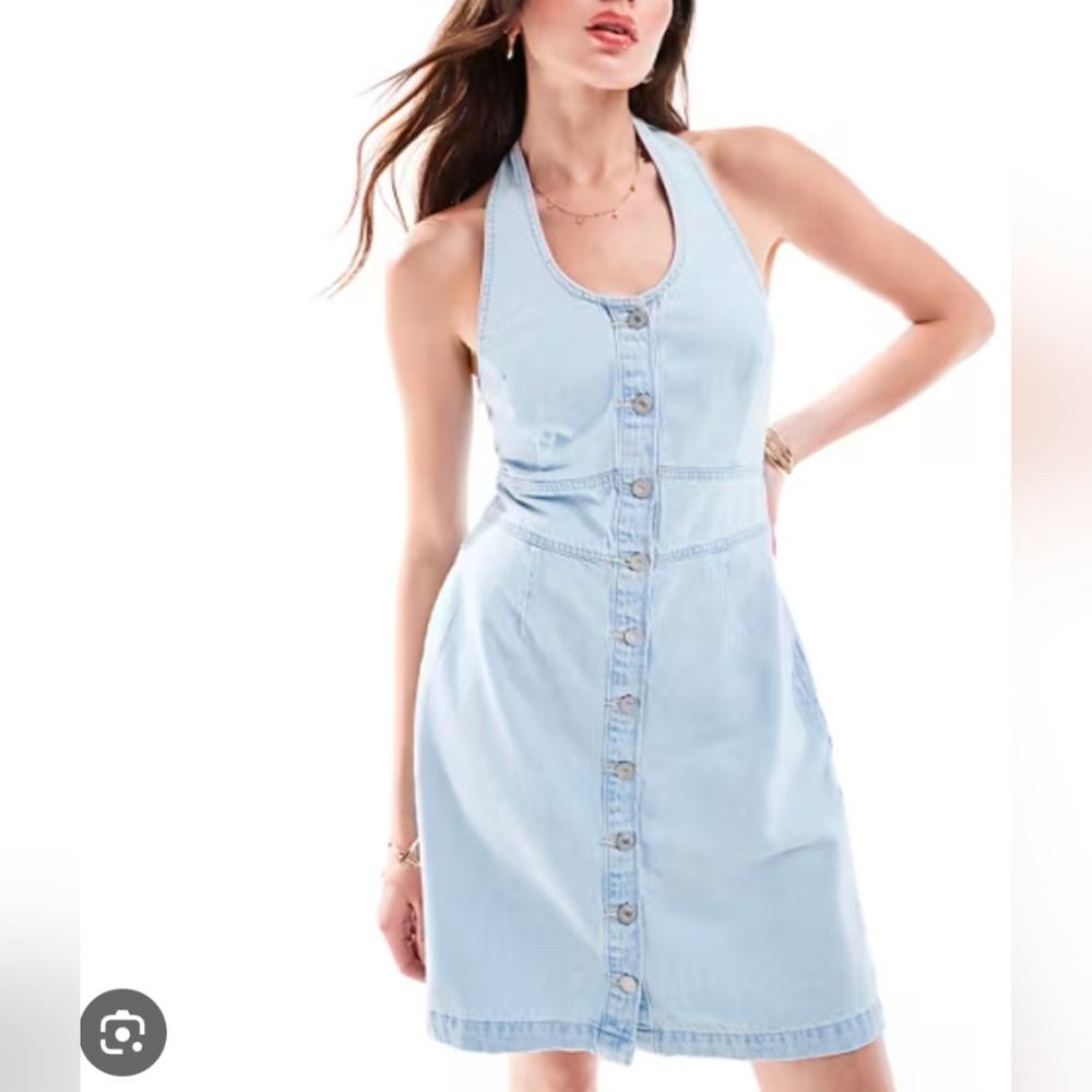 NWT Levi's Denim Button-Down Dress